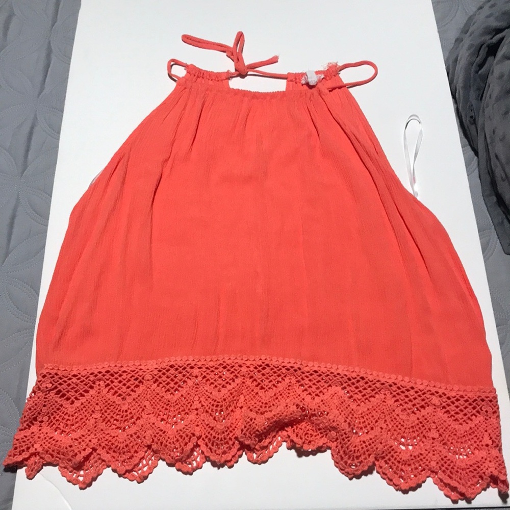 A’GACI ribbed halter top